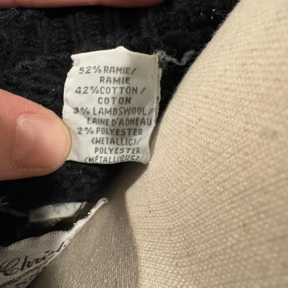 Vintage Mock Neck Christmas Sweater Polar Bear - Picture 3 of 5